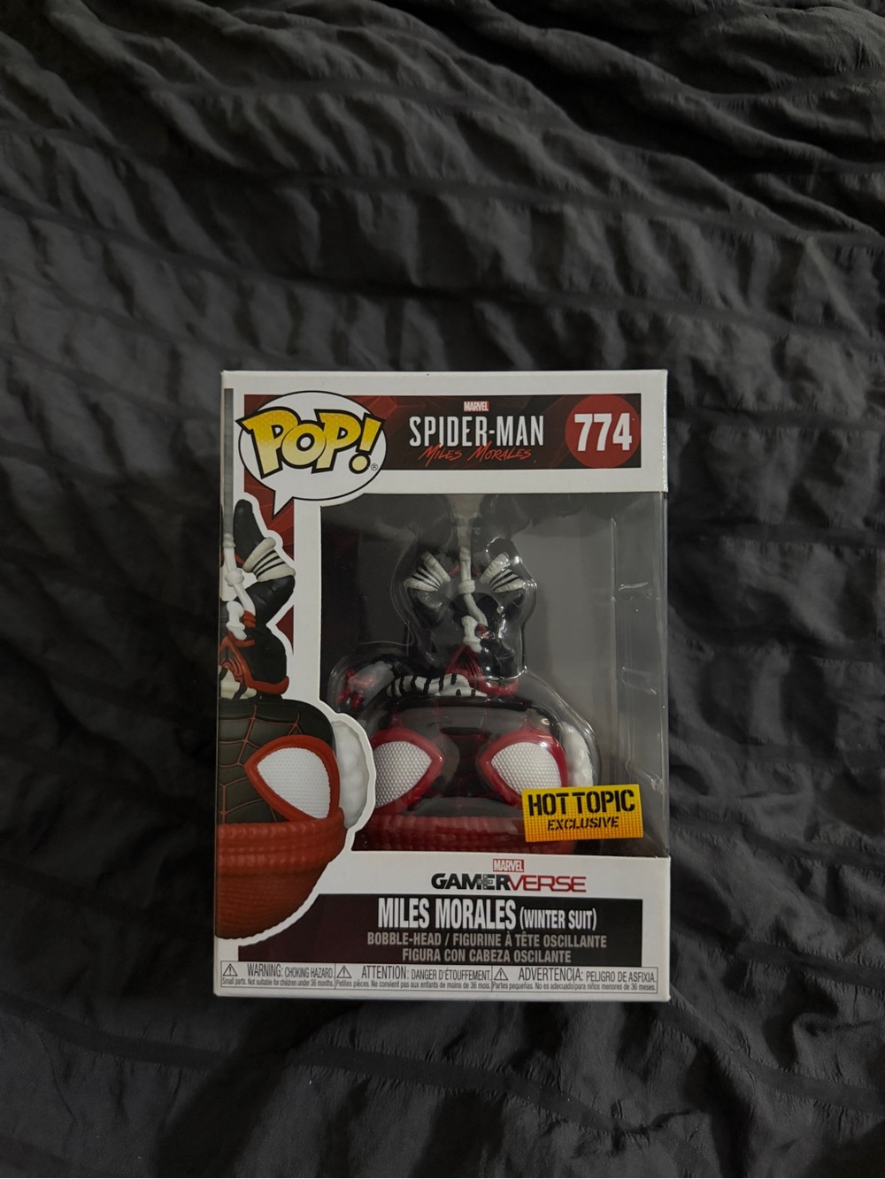 Funko Pop! Miles Morales Winter Suit #774 Hot Topic Exclusive Spider-Man